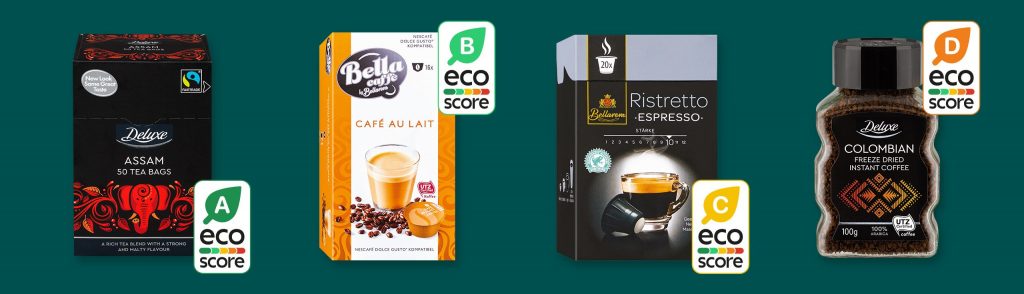 Lidl products' eco scores
