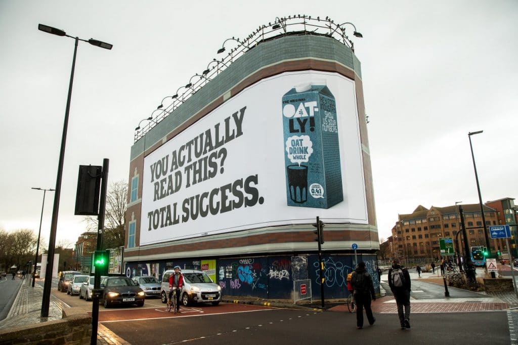 Oatly billboard