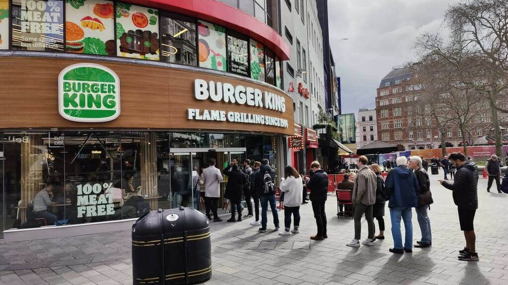 Burger King's flagship store in London