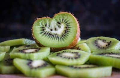 heart shaped kiwi fruit