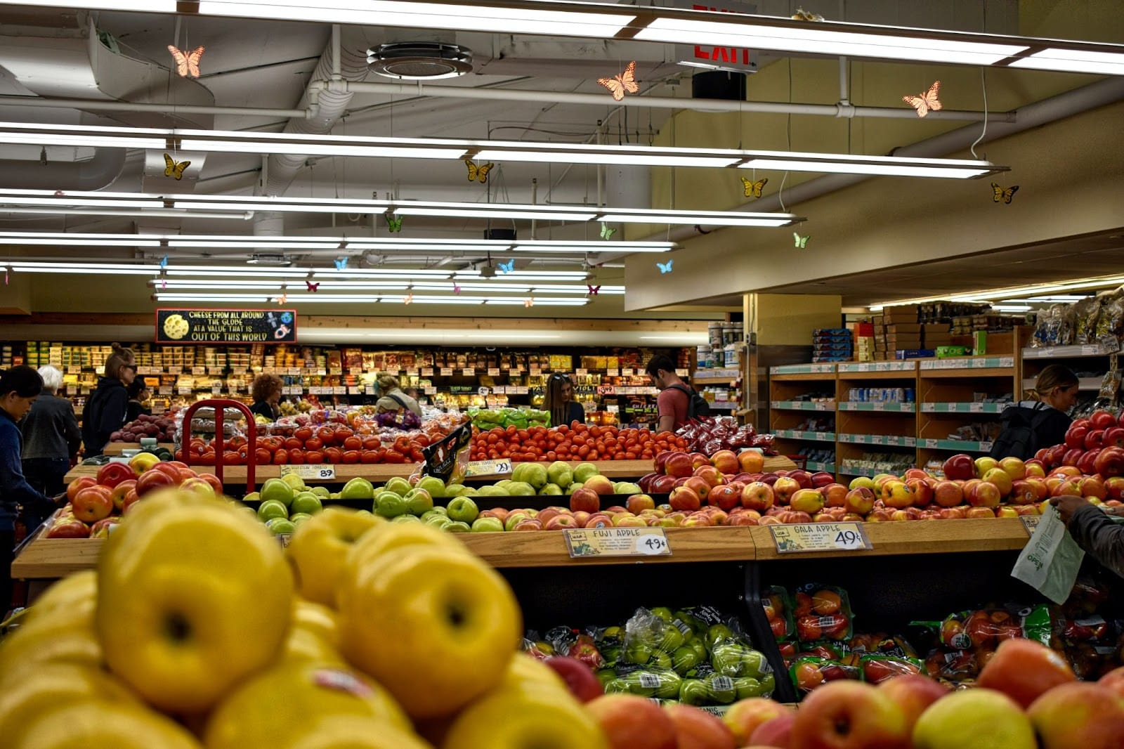 fruit aisle